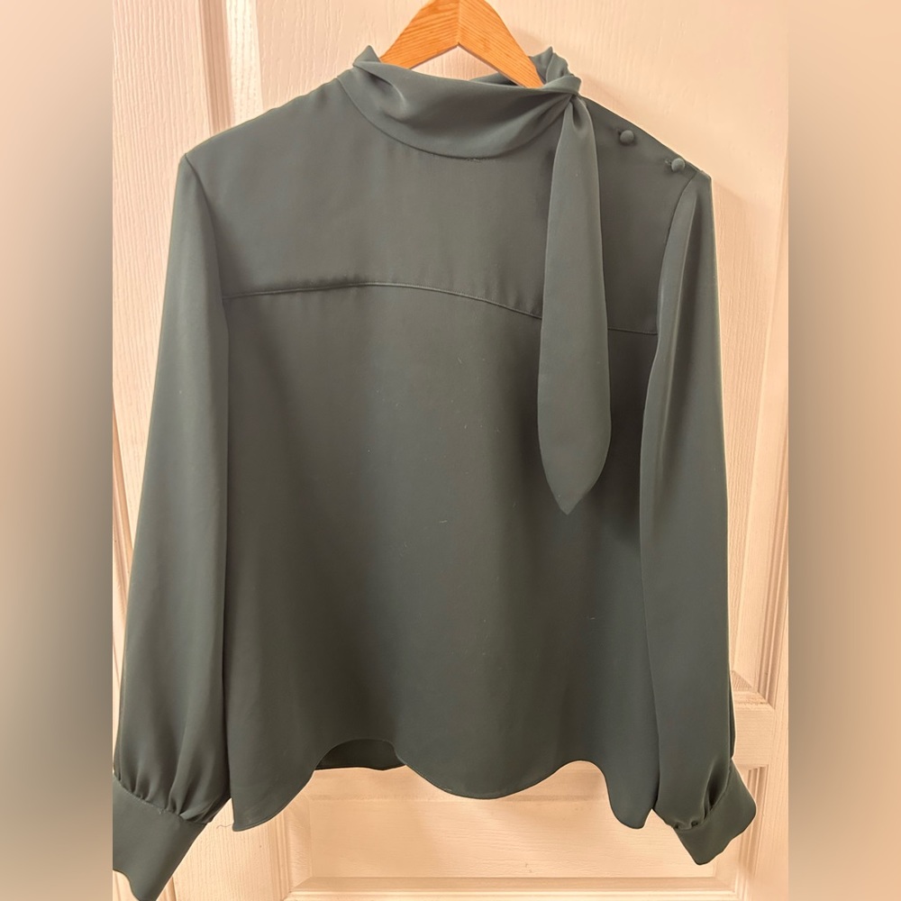 Dark Green Wilfred Blouse